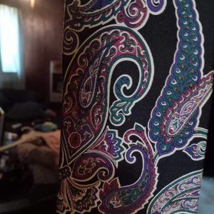 LANDS END PAISLEY PRINTED MENS TIE!!!
